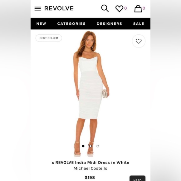 Michael Costello | Dresses | Michael Costello X Revolve India Midi Size  Medium | Poshmark